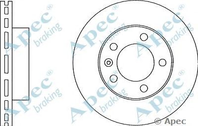 APEC BRAKING dsk2838 -  Тормозной диск